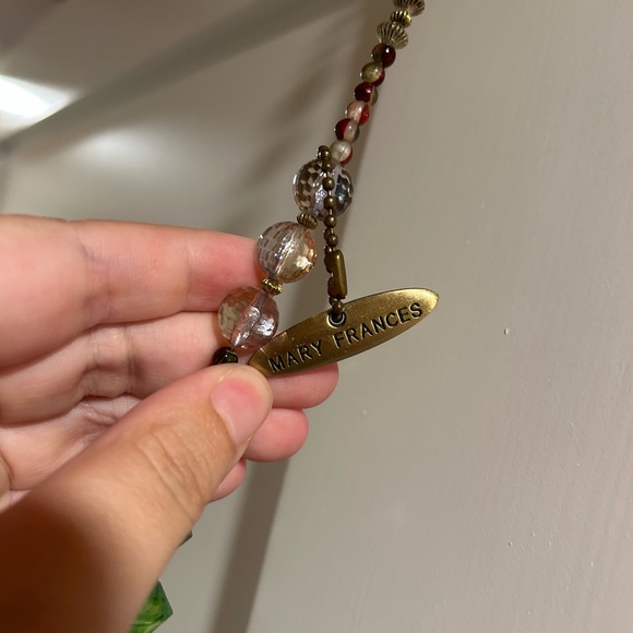 Mary Frances Beaded Charm purse embroidered flowers bohemian hippie used - Picture 4 of 10